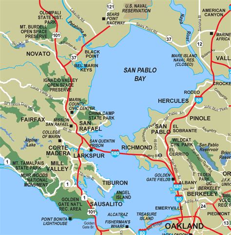San Pablo Map .